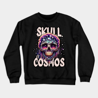 Cosmic skull head Crewneck Sweatshirt